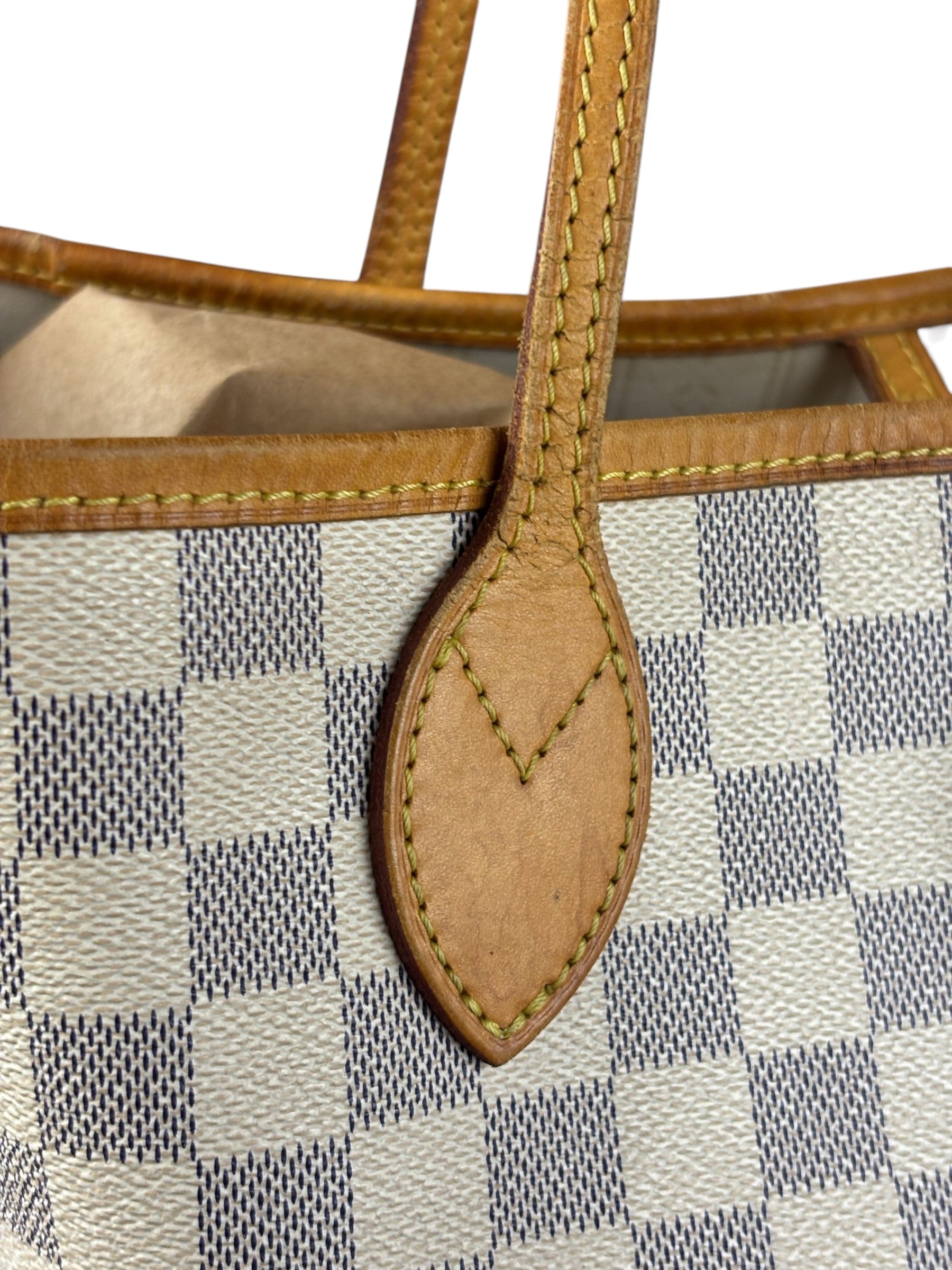 Louis Vuitton Damier Azur Neverfull Shoulder Bag GM