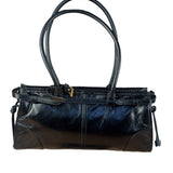 Prada Calfskin Bonnie Shoulder Bag Black