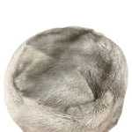 Vintage Clip-in Grey Fur Hat