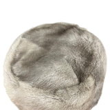Vintage Clip-in Grey Fur Hat