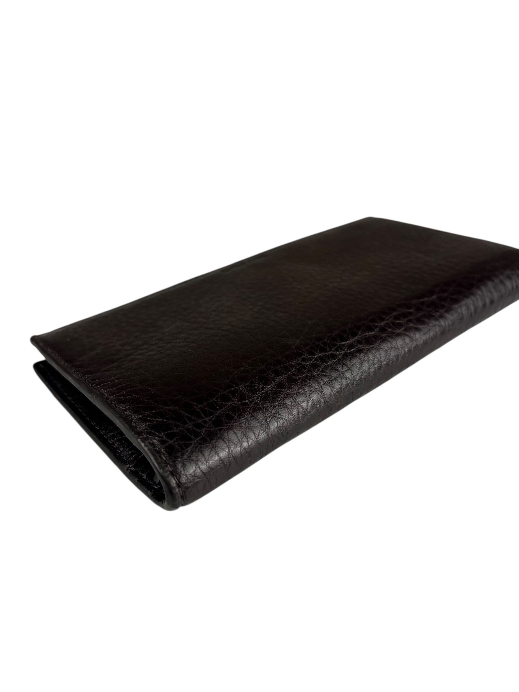 Coach Brown Leather Long Wallet