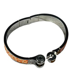 Hermes Charniere Enamel Hinged Bracelet/Cuff