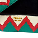 Prada Muilticolor Calfskin Esplanade Crossbody Bag