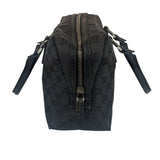 Gucci Black GG Canvas Monogram Hand Bag