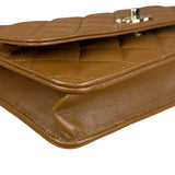 Chanel Brown Quilted Leather Wallet on Chain Shoulder Bag 2026
