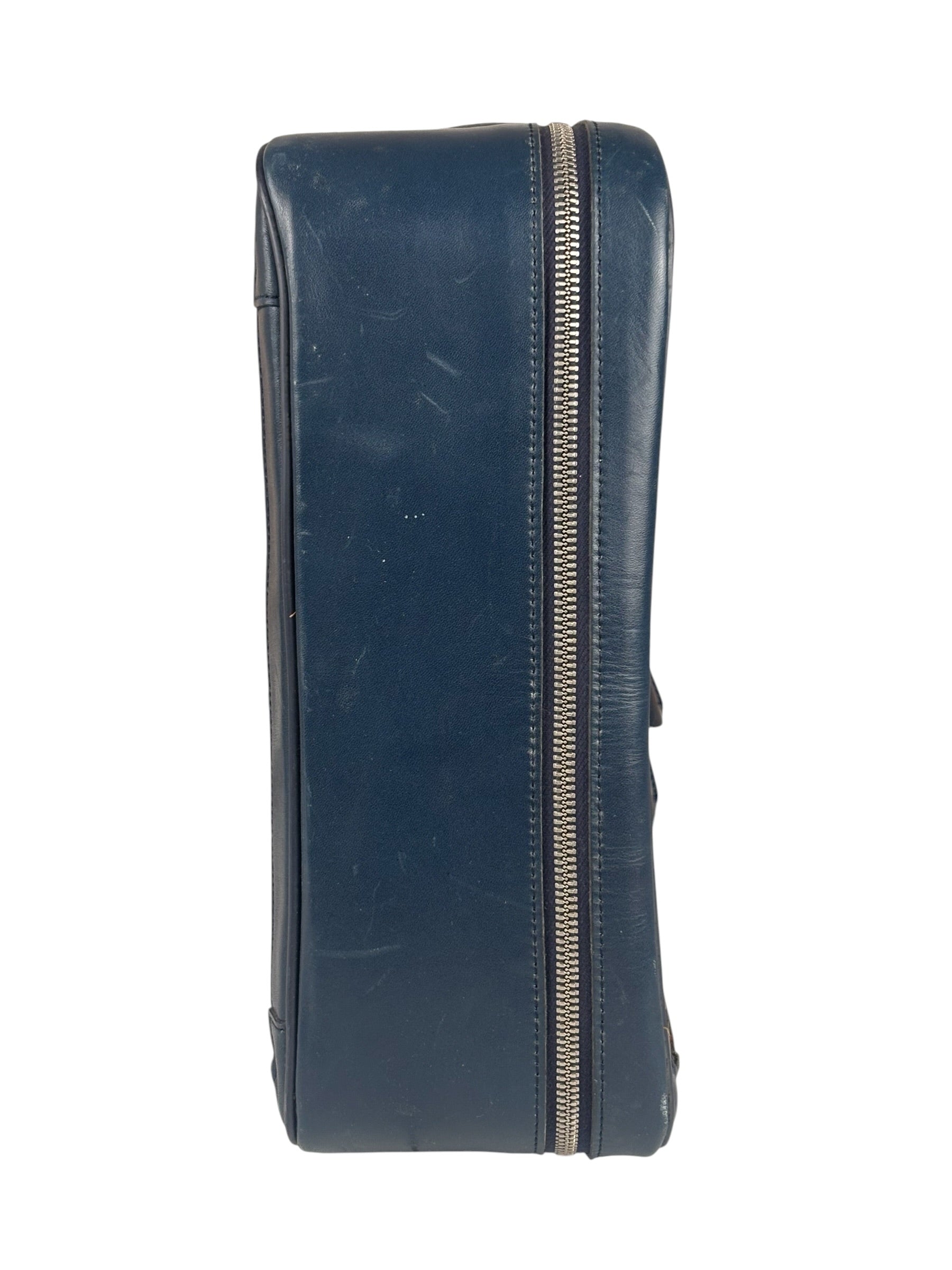 Christian Dior Vintage Navy Oblique Travel Bag