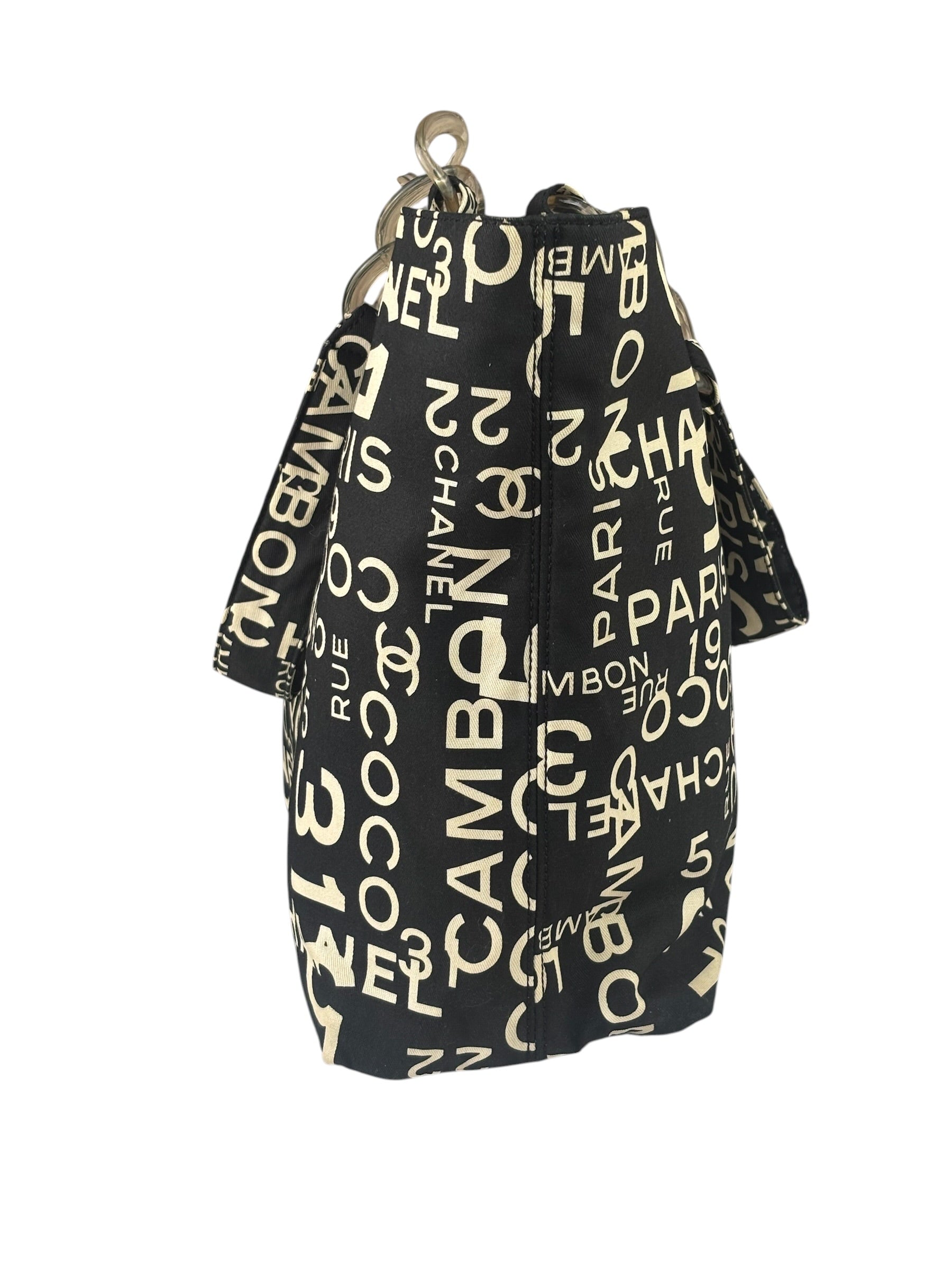 Chanel Black 31 Rue Cambon By Sea Line Tote 2002