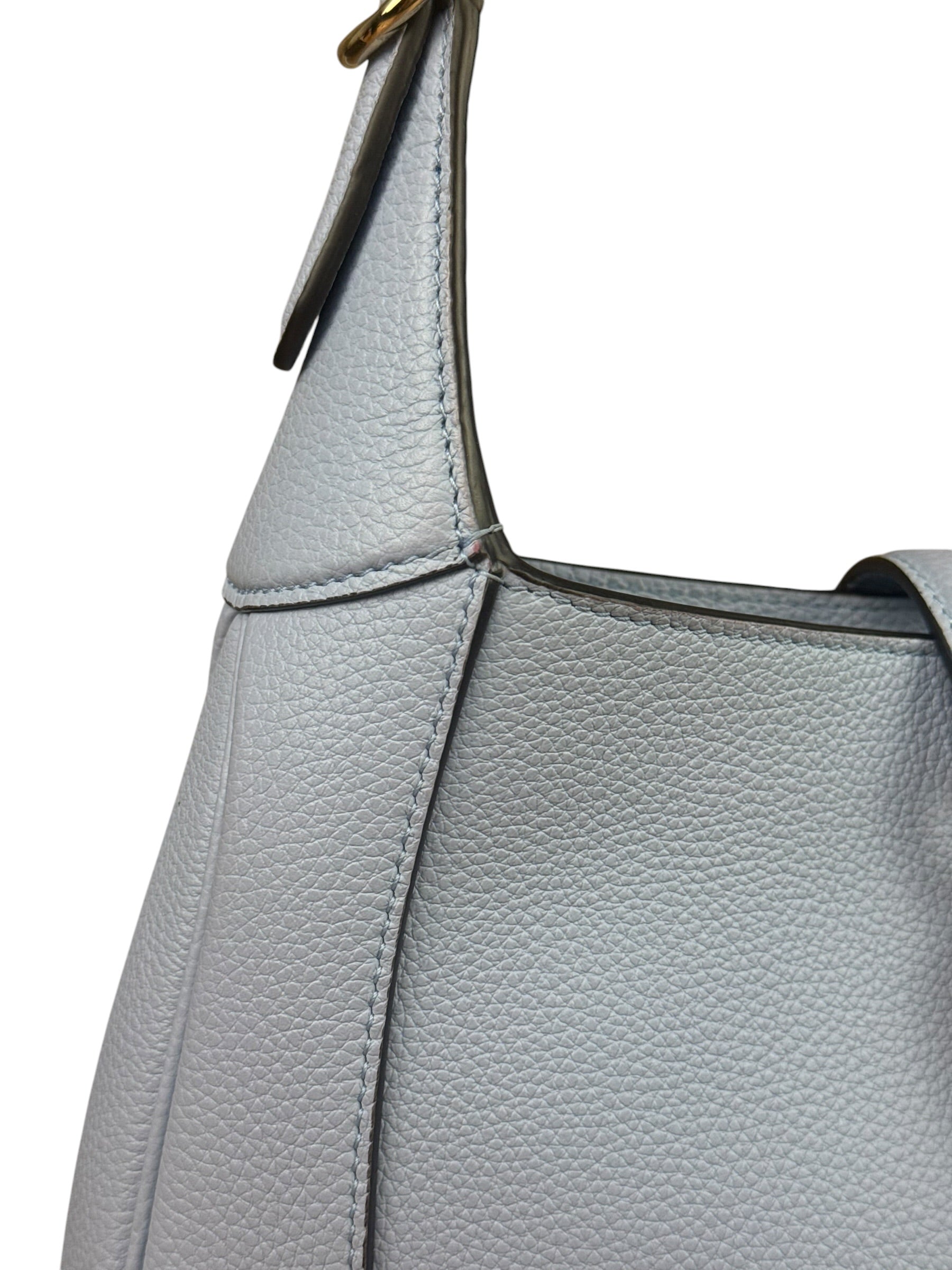Gucci Jackie 1961 Hobo Bag Light Blue Grained Leather