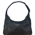 Prada Black Tessuto Nylon Shoulder Bag