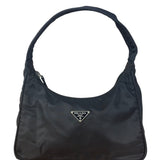 Prada Black Tessuto Nylon Shoulder Bag