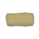 Chanel Vintage Beige Canvas Quilted Chocolate Bar Tote 2003