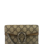Gucci Beige GG Supreme Nano Dionysus Shoulder Bag