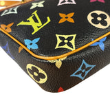 Louis Vuitton x Takashi Murakami Black Monogram Pochette