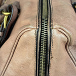 Prada Bicolor Cervo Ombre Leather Top Handle Bag