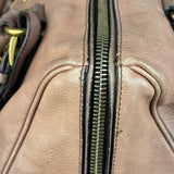 Prada Bicolor Cervo Ombre Leather Top Handle Bag