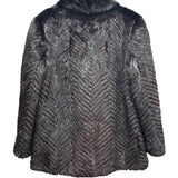 Vintage Moon Harmony Dark Brown Mink Fur Coat