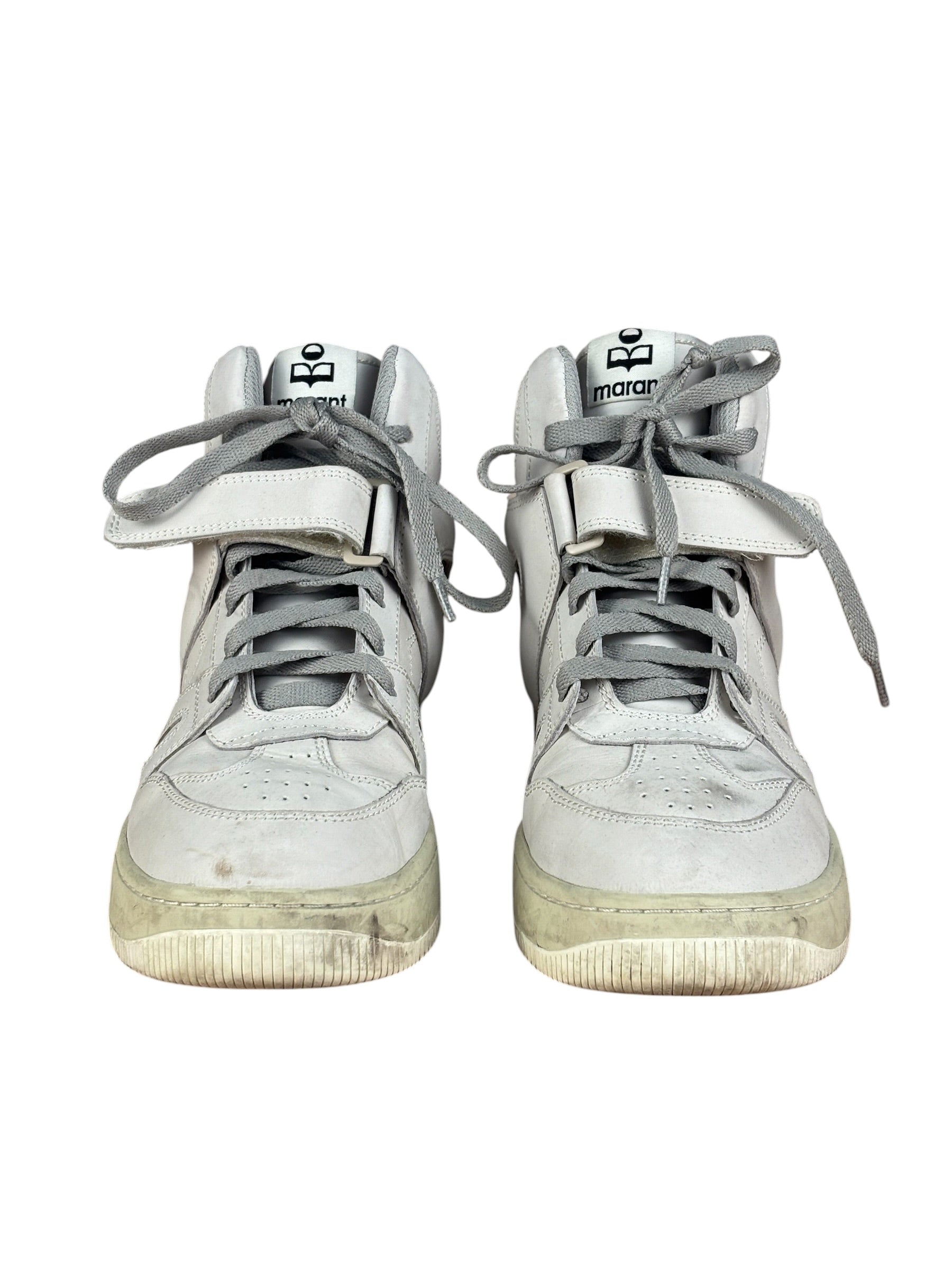 Isabel Marant Brooklee leather High-Top Sneakers