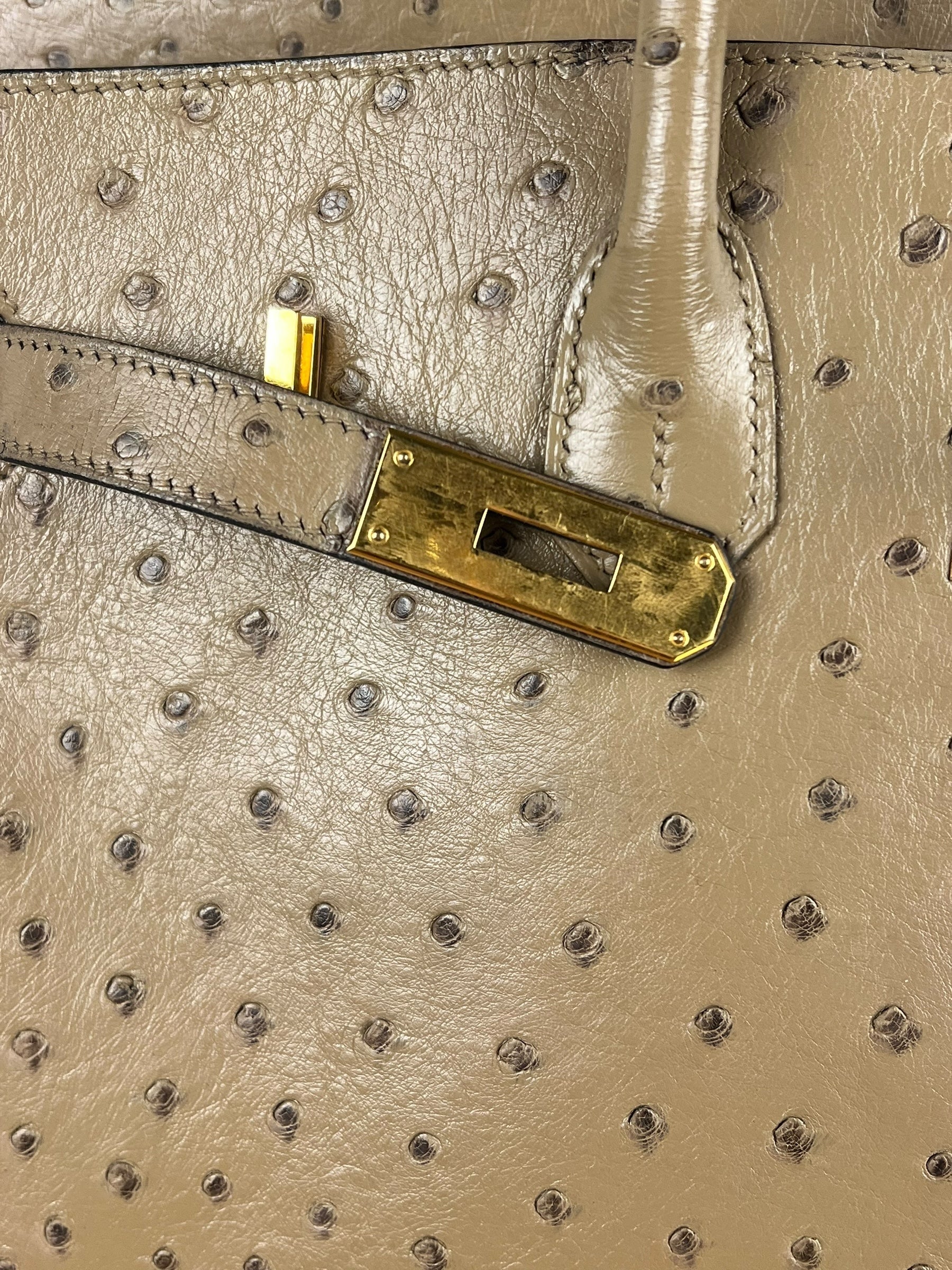 Hermes Birkin 35 Mousse Ostrich 2001