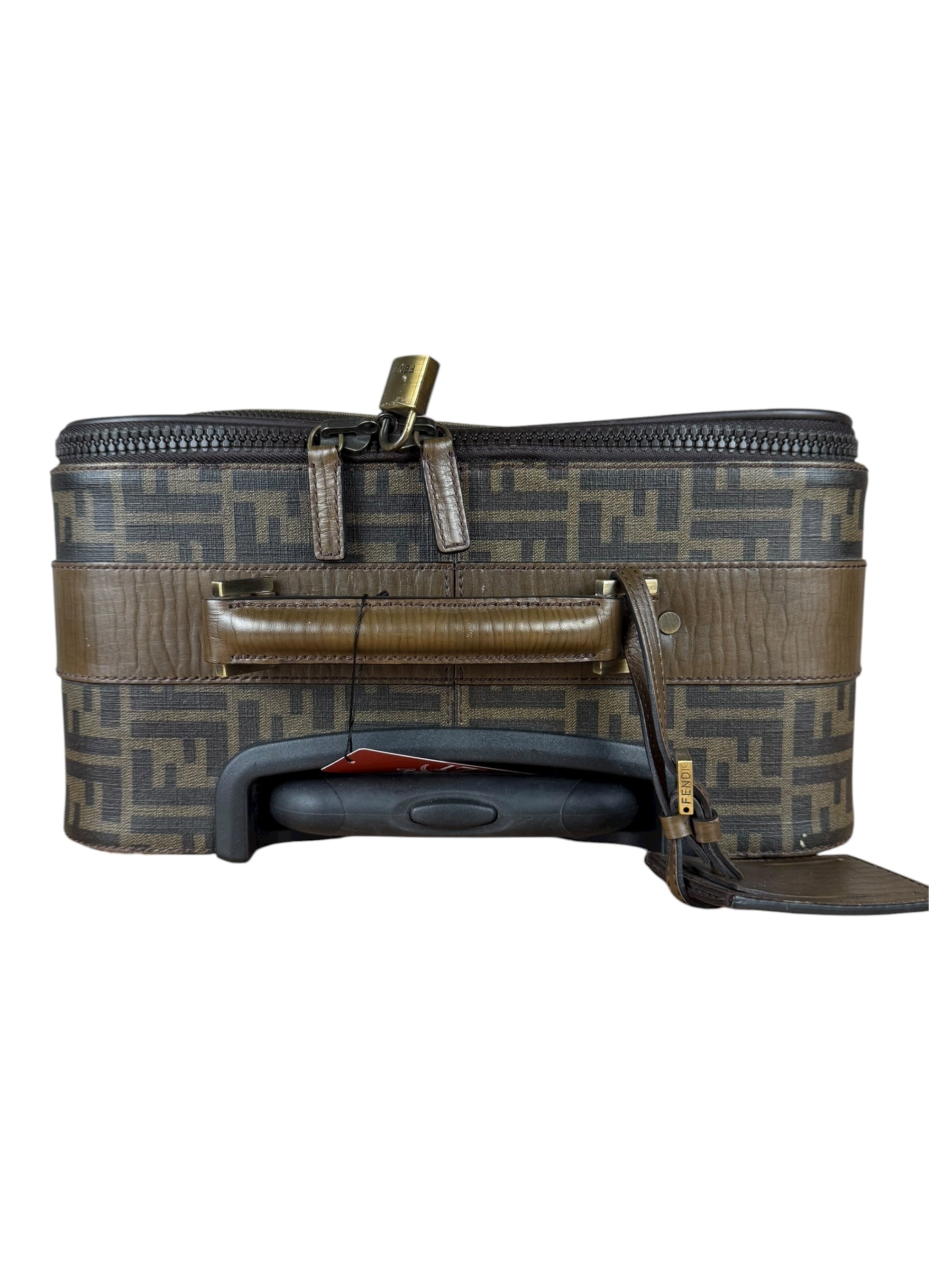 Fendi Vintage Zucca Coated Roller Luggage