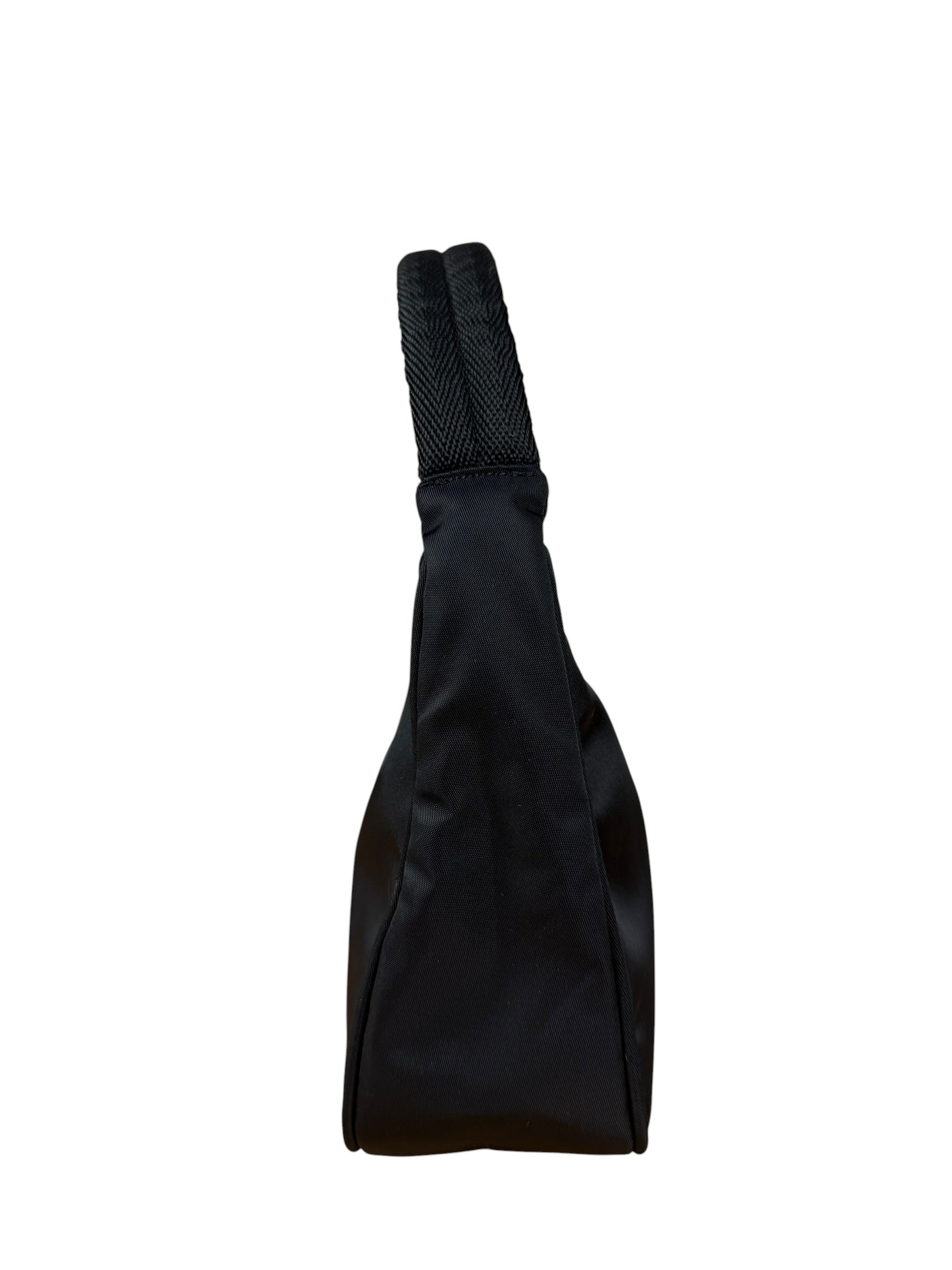 Prada Vintage Black Nylon Pochette