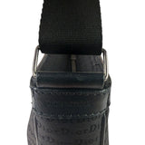 Christian Dior Black Leather Trim Canvas Dior Print Crossbody Bag
