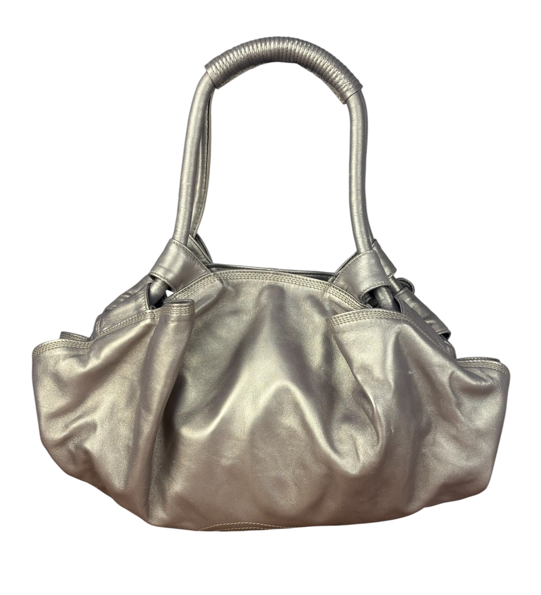 Loewe Metallic Gold Nappa Aire Hand Bag