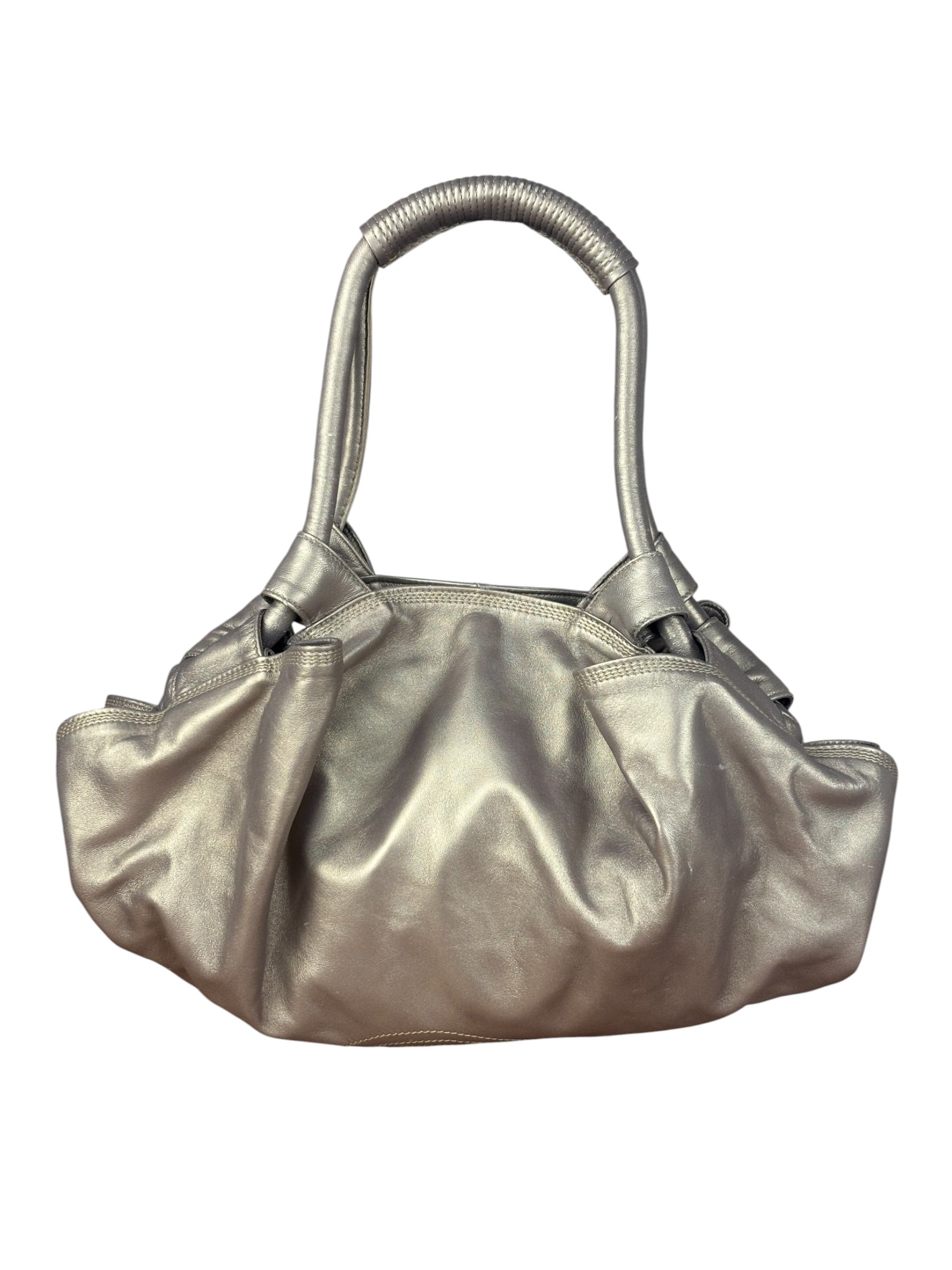Loewe Metallic Gold Nappa Aire Hand Bag