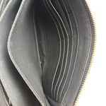 Fendi Black Leather Think Fendi Clutch