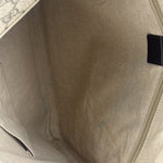 Gucci Brown Leather Trim GG Supreme Messenger Bag