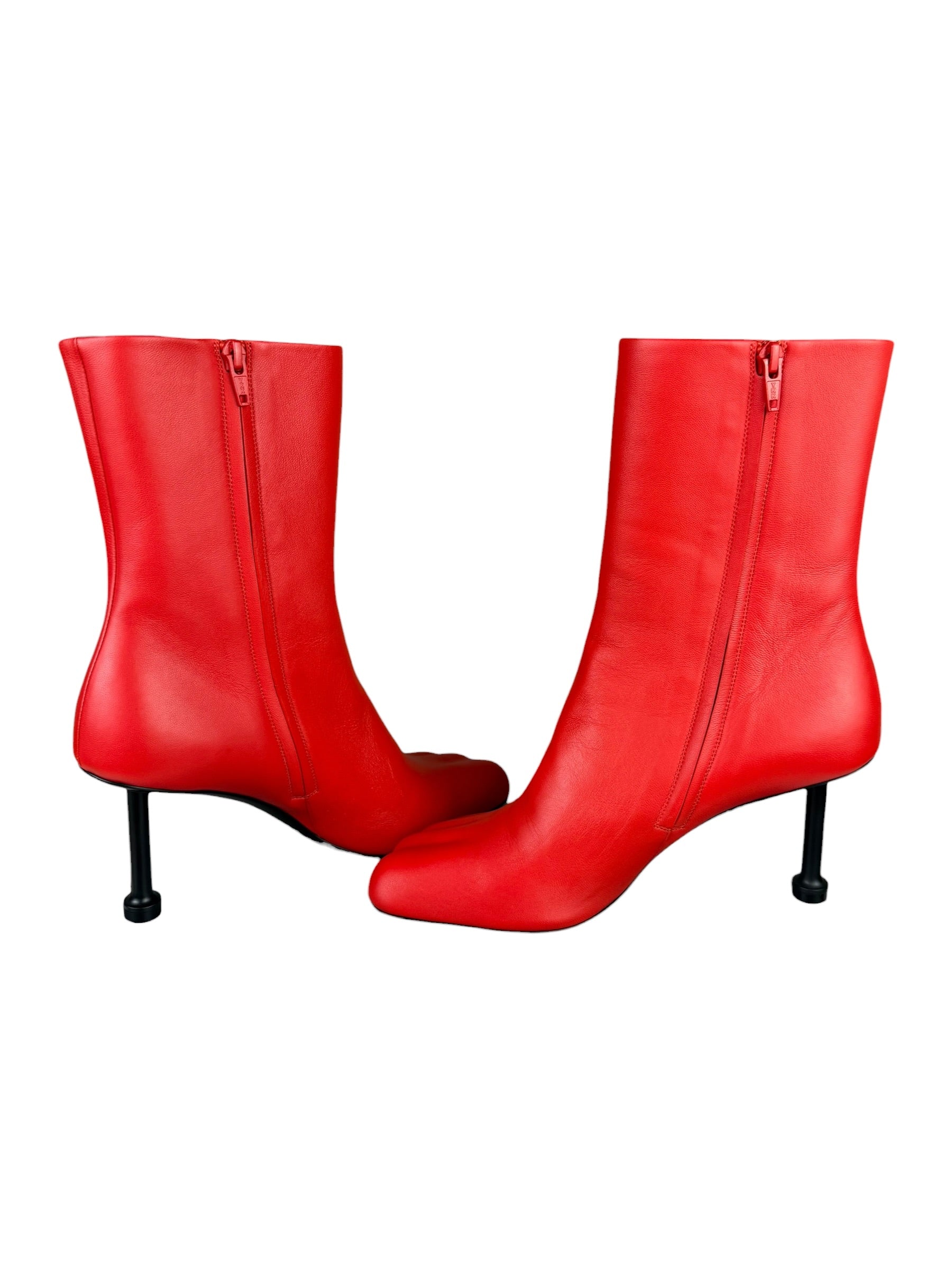 Balenciaga Red Anatomic Bootie