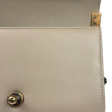 Chanel Beige Leather Boy Stingray Flap Bag 2013
