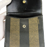 Fendi Vintage Striped Pequin Wallet