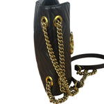 Gucci Black Leather Marmont Shoulder Bag