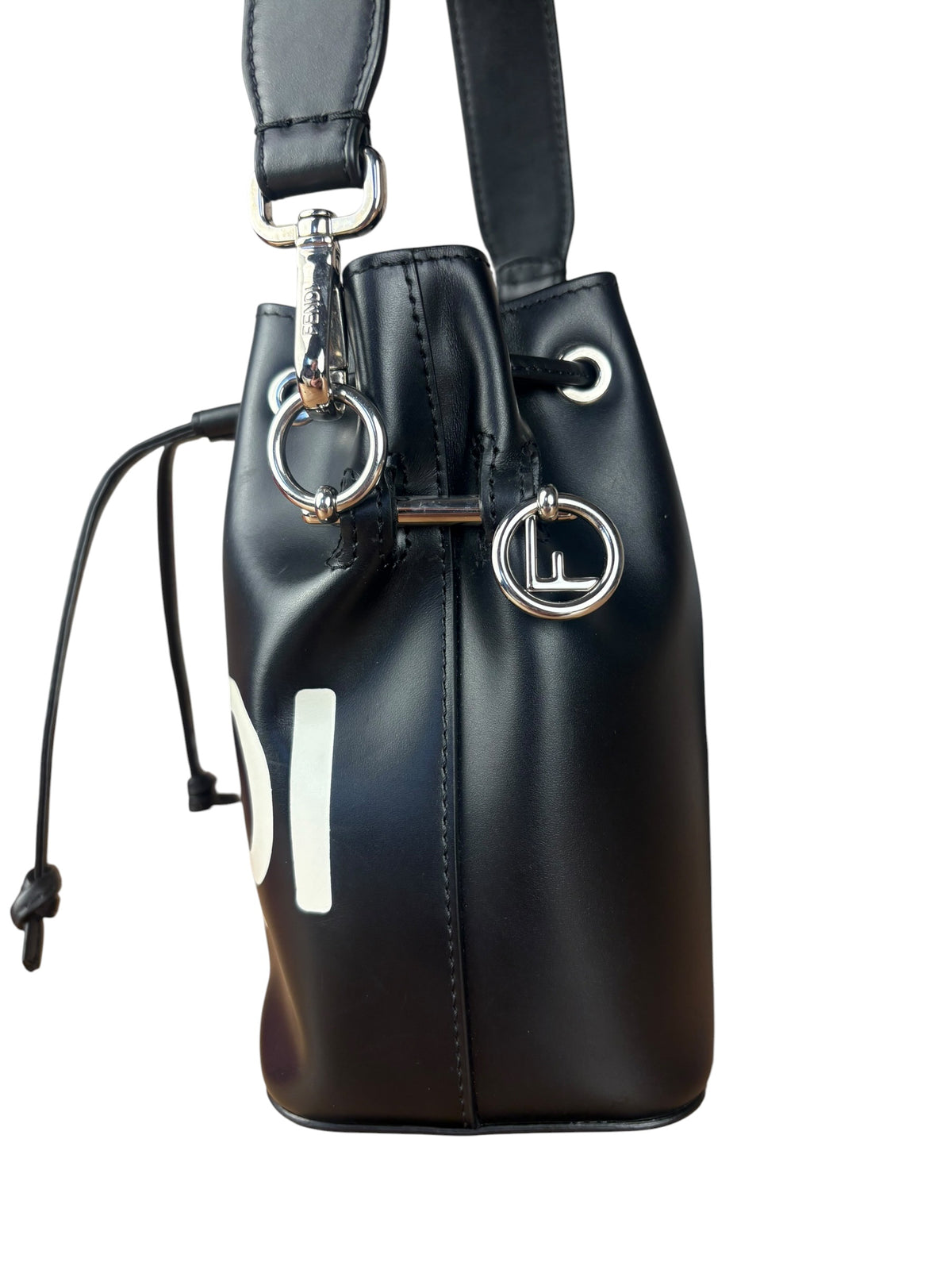 Fendi Black Mon Trésor Mini Bucket Bag
