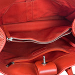 Chanel Red Perforated Leather Up in the Air 2Way Tote 2014