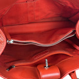 Chanel Red Perforated Leather Up in the Air 2Way Tote 2014