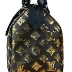 Louis Vuitton Gold Sequins Monogram Speedy Eclipse 30
