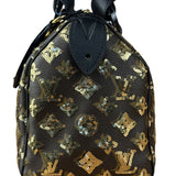 Louis Vuitton Gold Sequins Monogram Speedy Eclipse 30