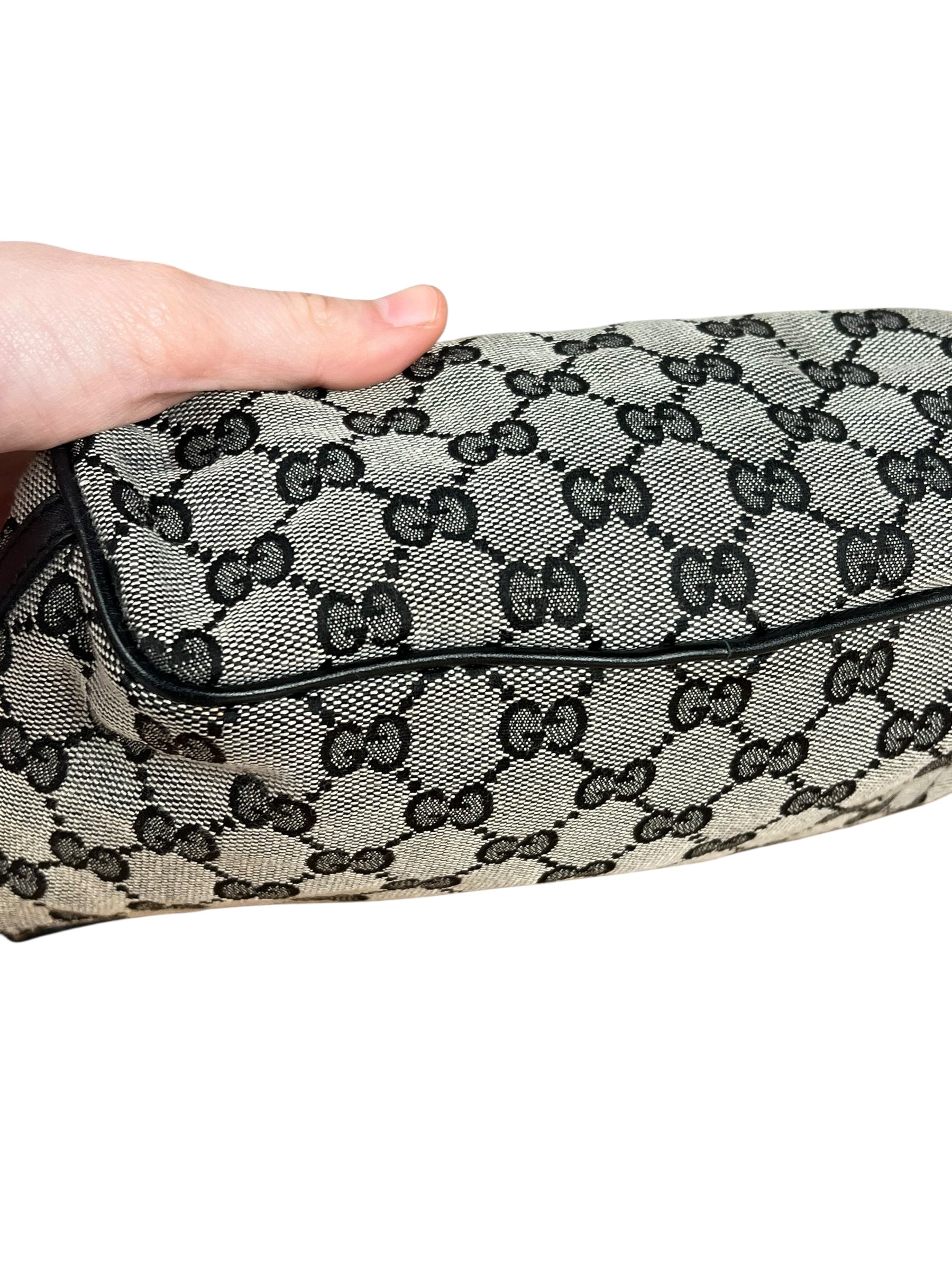 Gucci GG Canvas Pochette Black
