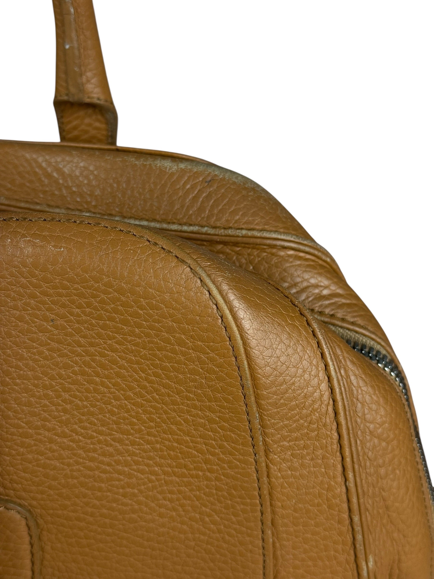 Loewe Brown Leather Senda Top Handle Bag