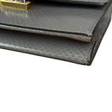 Gucci Zumi Grey Python Leather Small Shoulder Bag