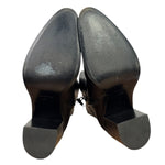 Alexander Wang Black Leather Gabi Cutout Heel Ankle Boots