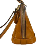 Louis Vuitton Mustard Orange Vernis Alma Two-Way Bag BB