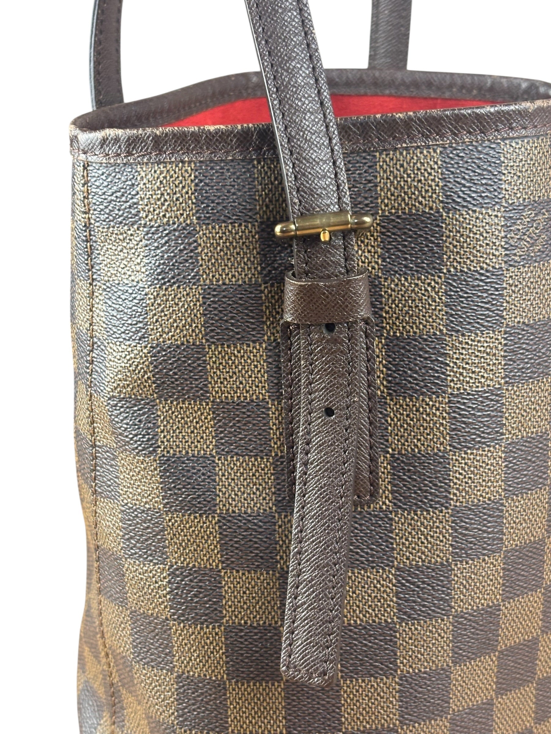 Louis Vuitton Damier Ebene Marais PM Bucket Bag