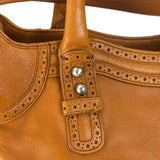 Balenciaga Brown Lambskin Riva Velo Two-Way Bag