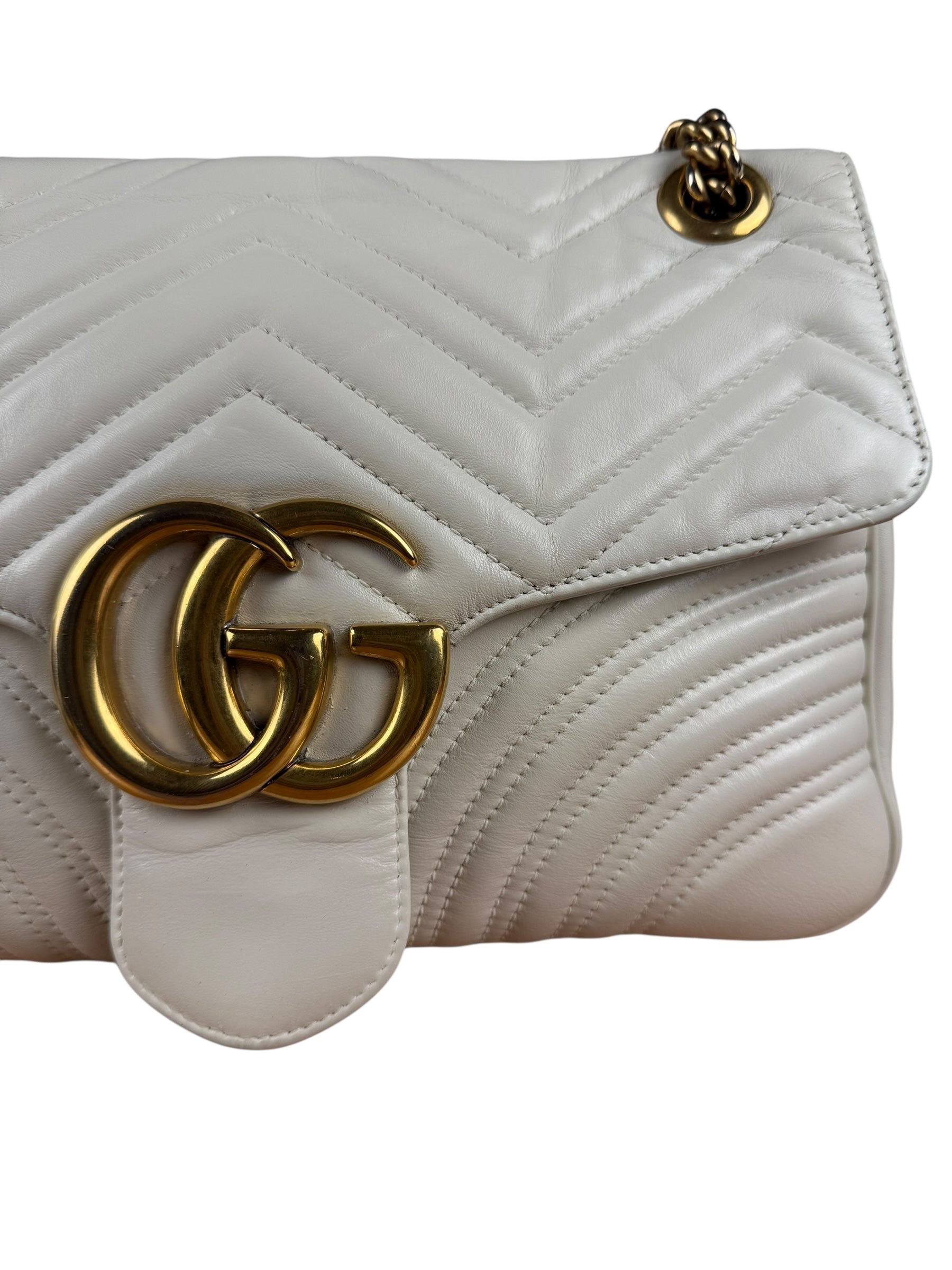 Gucci GG Ivory Marmont Bag