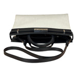 Yves Saint Laurent Two-Tone Leather Trim Small Manhattan Two-Way Bag