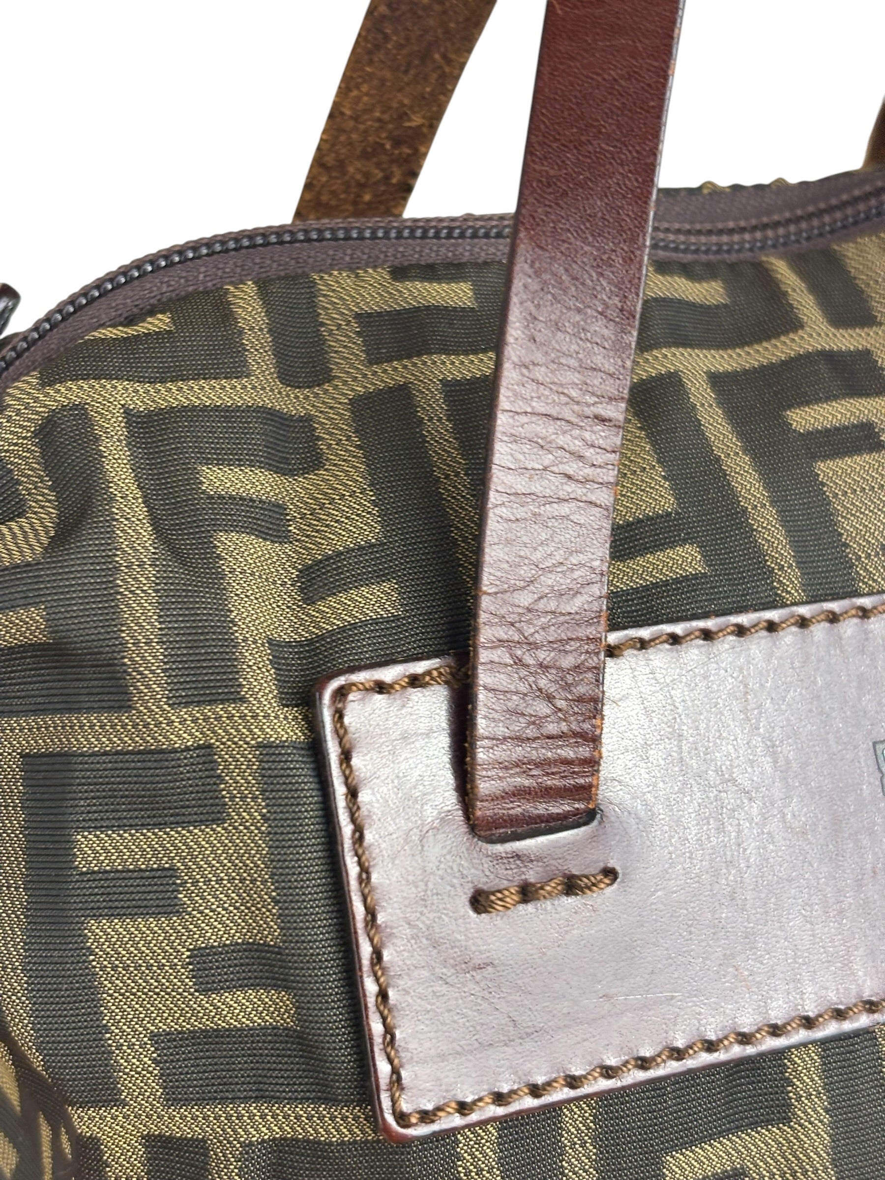 Fendi Zucca Foldable Canvas Tote Bag