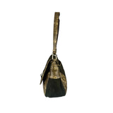 Prada Vintage Kakhi Green Nylon Shoulder Bag