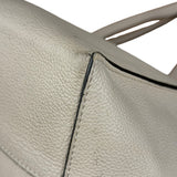 Loewe Beige Pebbled Leather Cushion Tote